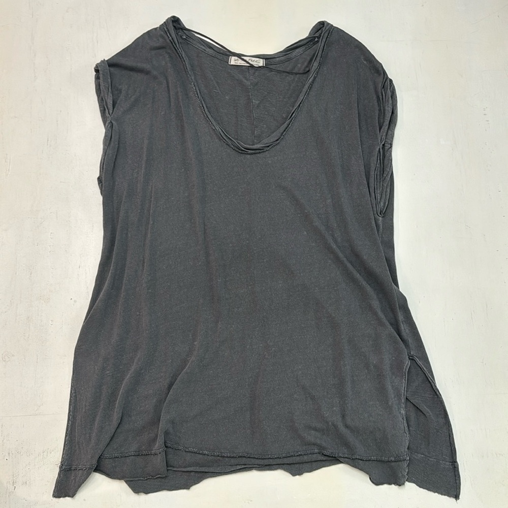 Free people we the free oversized gray T-shirt